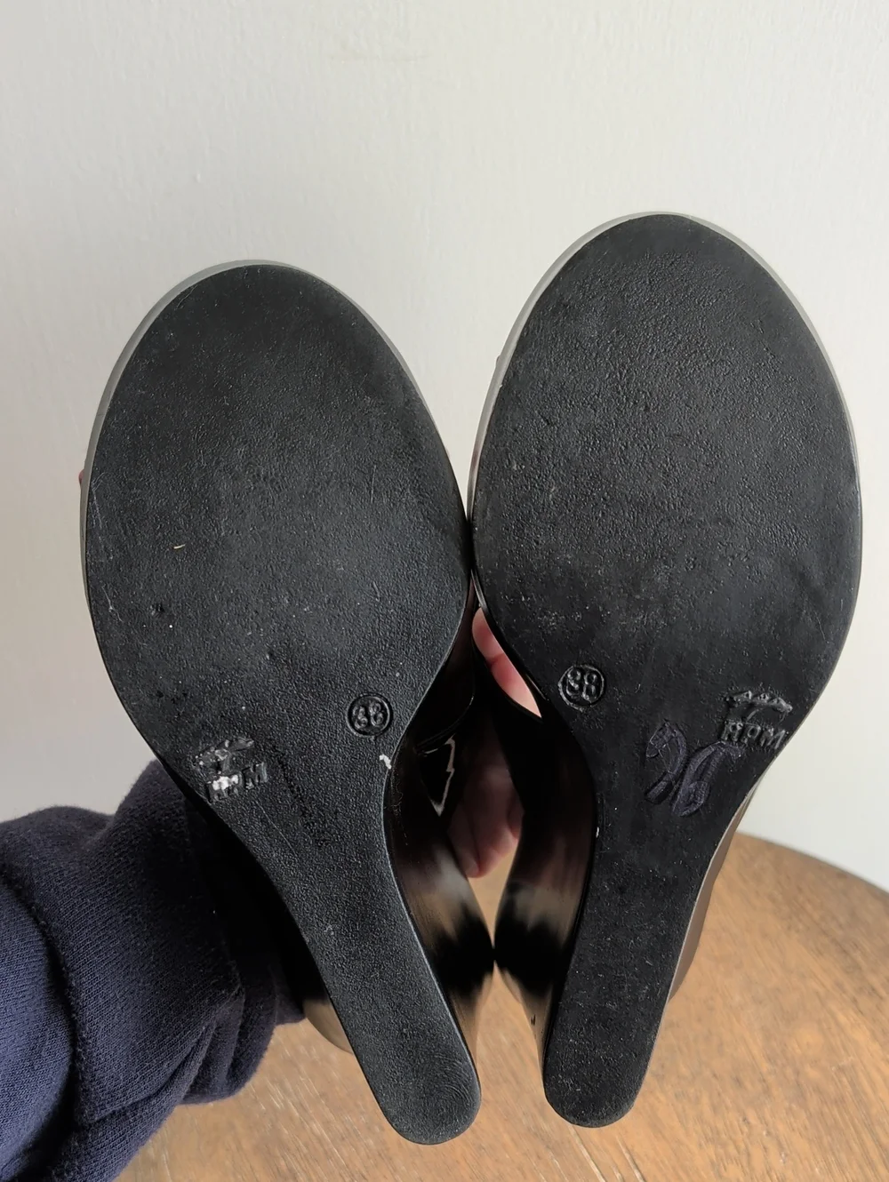 Y2k Platform Sandals Bally Nikta Pleather Rockabilly Punk Gothic Punk Sz 38